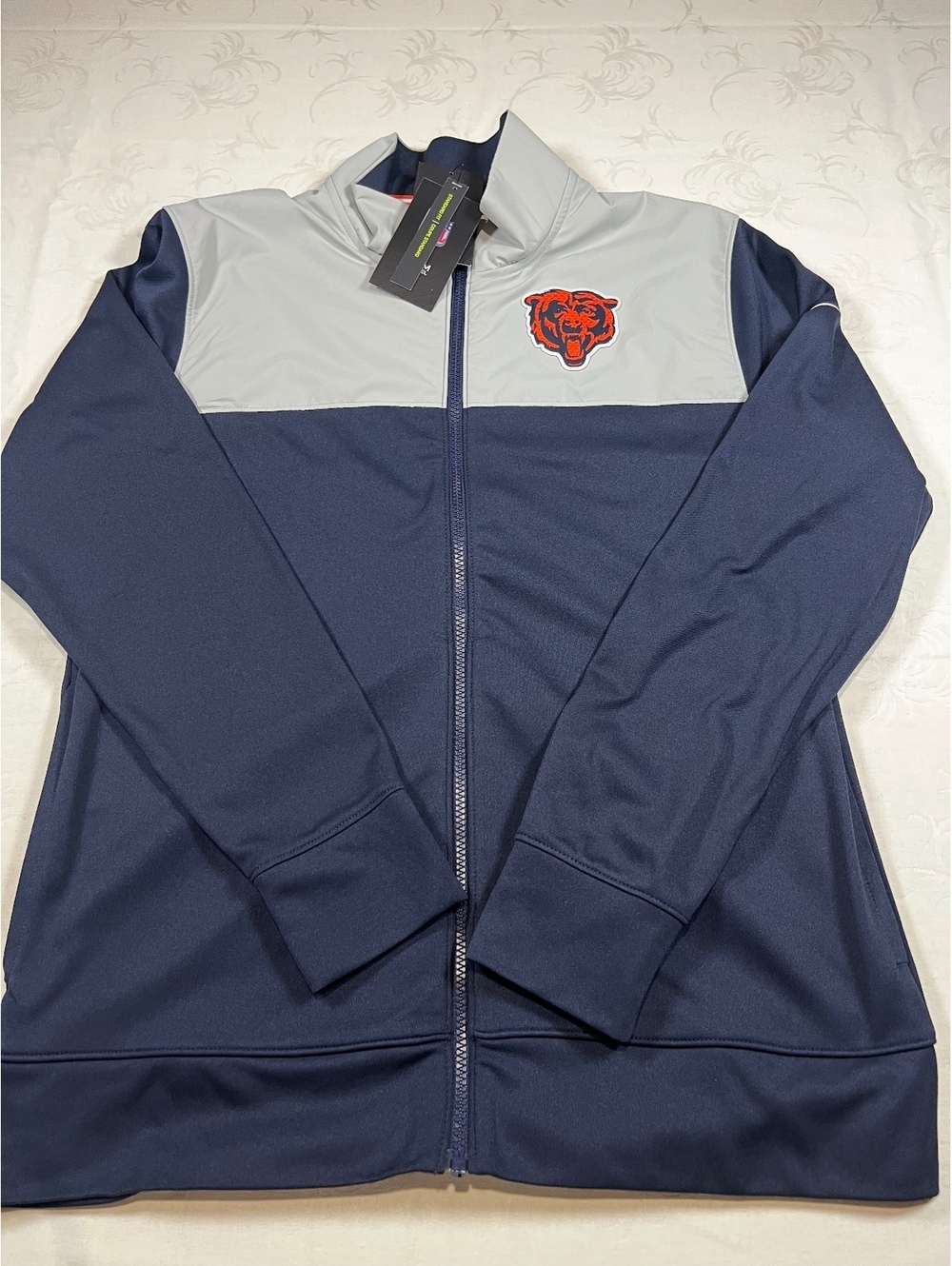 NEW $90 Nike Chicago Bears Full Zip Windbreaker Jacket Size Small